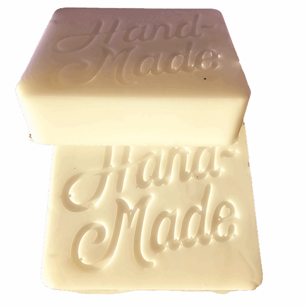 2 Square Bars of Unscented Goat's Milk Soap