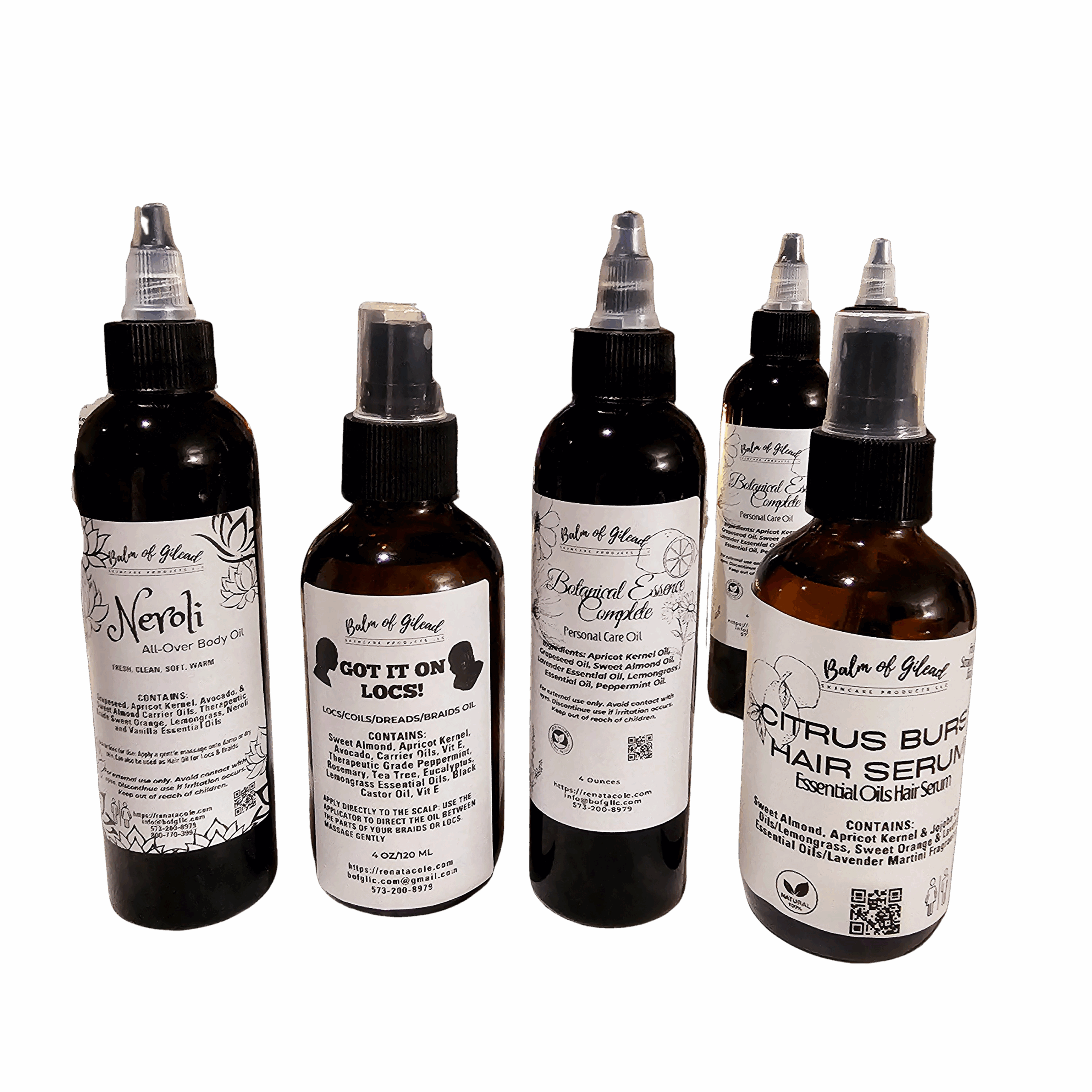 Essential Oils Hair Serums