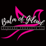 pink dove with Balm of Gilead written in script inside